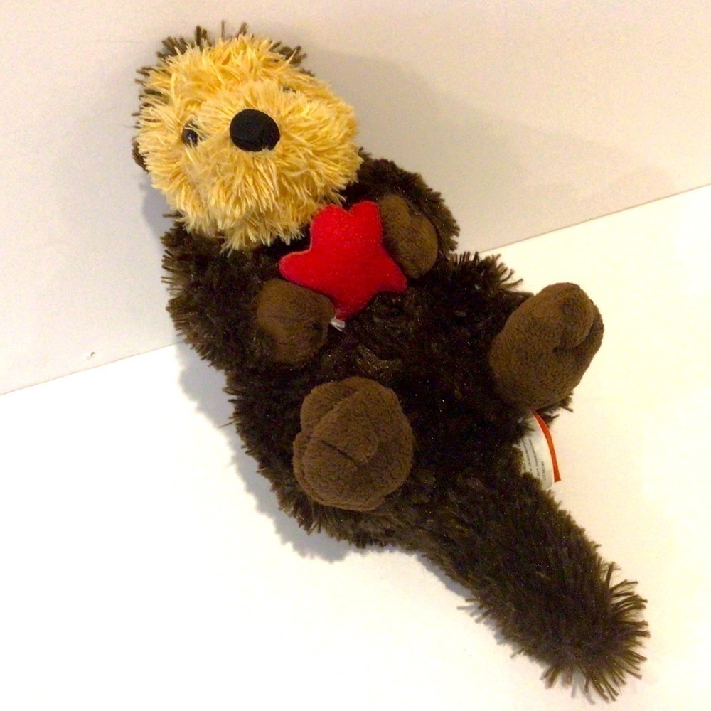 2/$20 Wild Republic brown Sea Otter Plush 12”